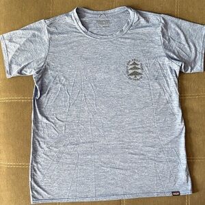 Women’s Patagonia Responsibili Tee Save Our Home Planet Heather Blue